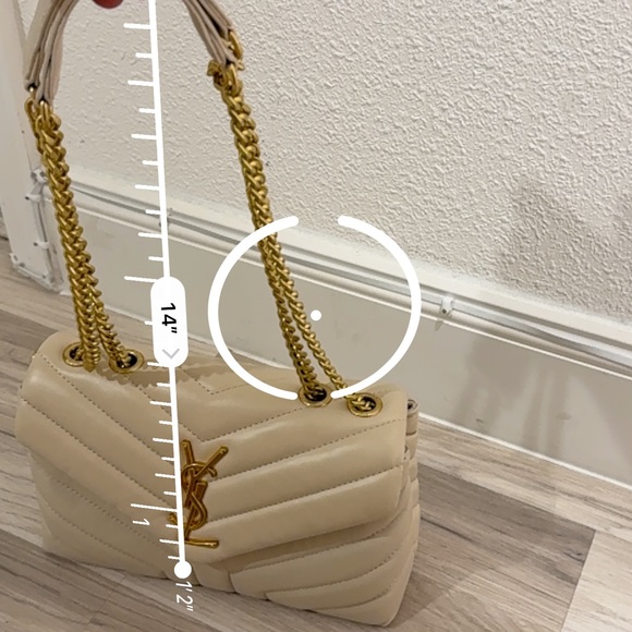 Yves Saint Laurent Cream Quilted Bag - Picture 15 of 17